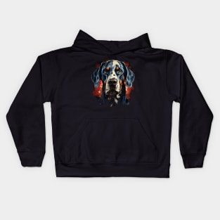 Patriotic Dalmatian Kids Hoodie